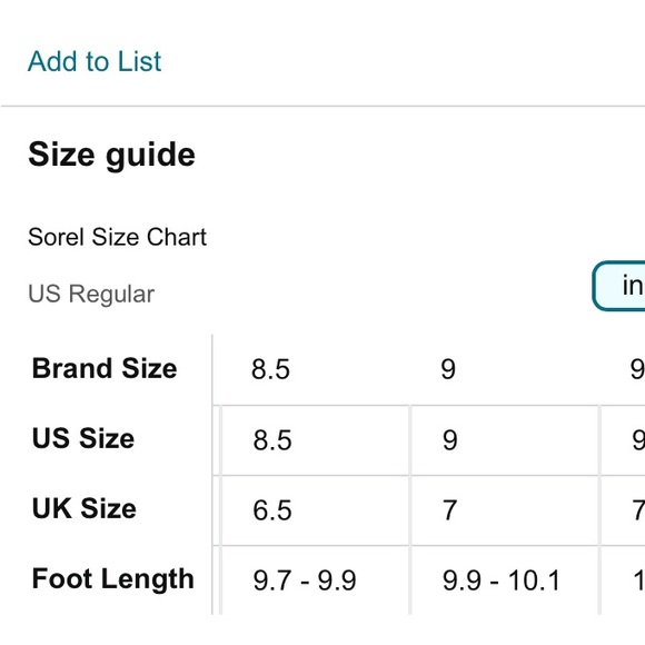 Sorel tan boot Lea - Picture 15 of 16